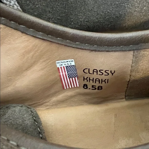 Earth Brown Casual Suede Leather Shoes - Picture 4 of 5